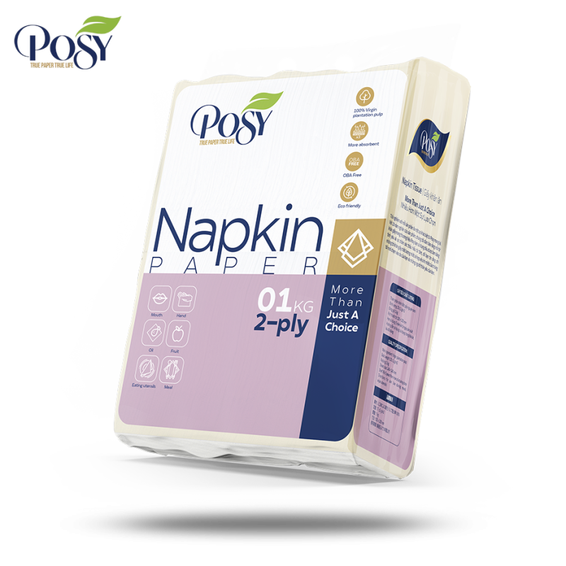GIẤY ĂN VUÔNG GẤP POSY 240 - 1KG